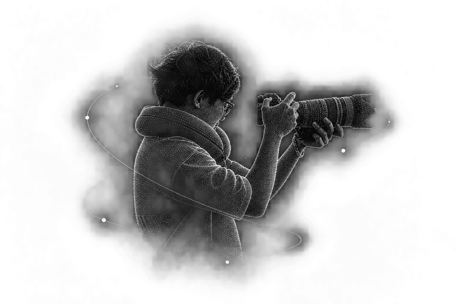 Portrait of Jan Macky Sipalay holding a camera